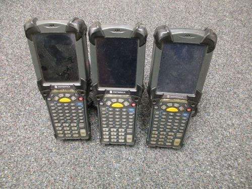Lot of 3 Motorola MC9190 Untested