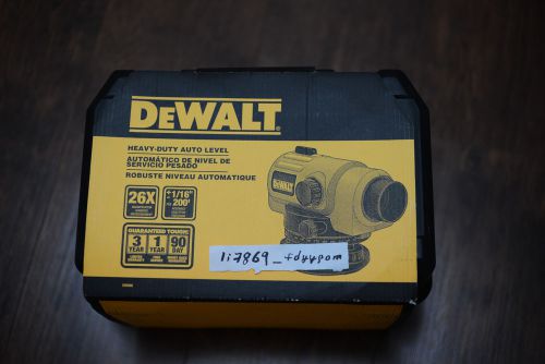 Brand new dewalt dw096 automatic auto heavy duty 13 in. 26x 300ft. optical level for sale
