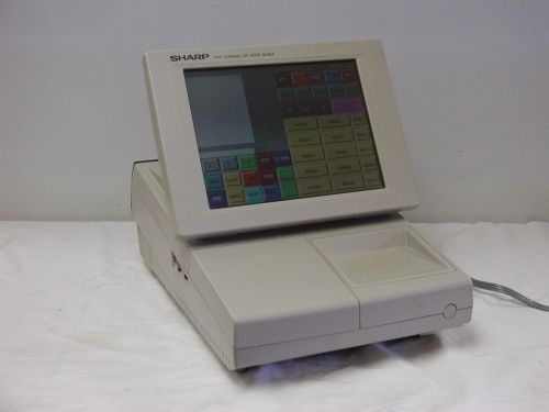 Good working sharp up-3301 pos touch screen cash register ** tested ** for sale