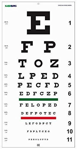 KASHSURG Snellen Eye Chart