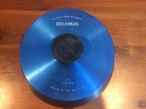 Beckman JA-17, 17,000 RMP (14 Places) For Use In J Series. SN: 96U 3489