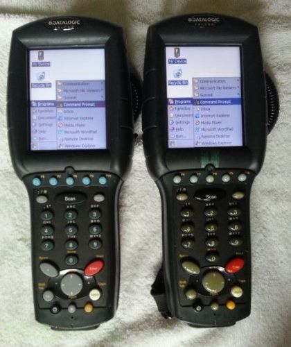 Psc datalogic falcon 4410 wince 5.0 (lot of 2 units), 1d scanner, p/n 951101043 for sale