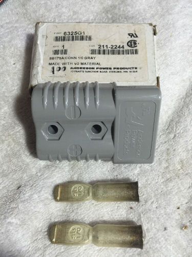 Anderson SB175 Connector Kit Gray 1/0 Awg NEW