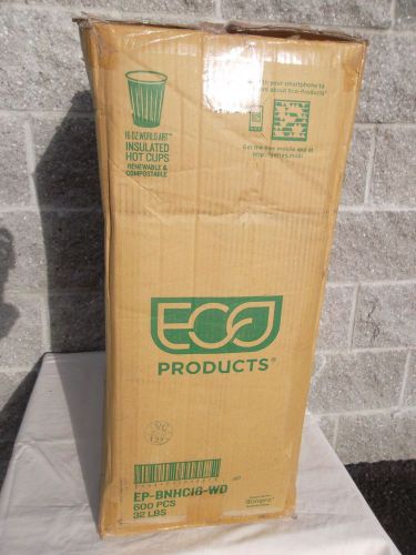 Eco-products insulated compostable hot cups, 16oz 400count for sale