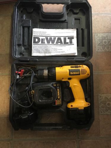 Dewalt dw953 12v drill , case, battery packs and charger bundle for sale