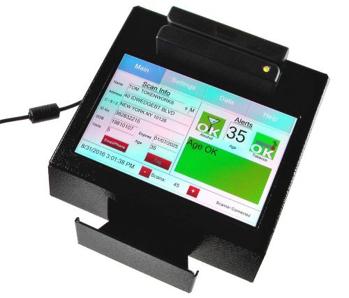 AgeVisor Touch ID Scanner - Age Verification Scanner - Black