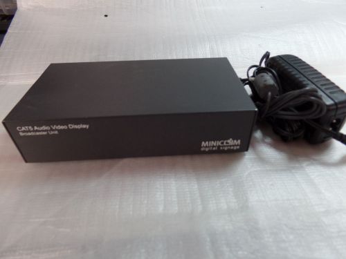 Minicom CAT5 Audio Video Display Broadcaster Unit P/N: 1VS22018/R Rev 2.4