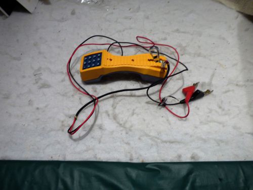 Fluke  ts19 telephone test set with angled bed-of-nails clips for sale