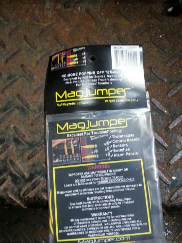 Jumper wire magnetic, yellow, &#034;magjumper&#034;, no more popping off terminals, 19&#034; for sale