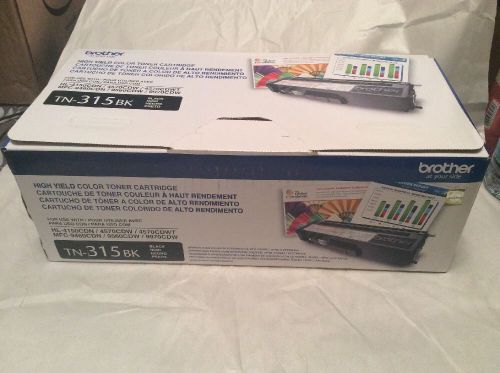 OEM Brother High Yield Laser Toner Cartridge TN-315-BK Genuine TN 315BK BLACK