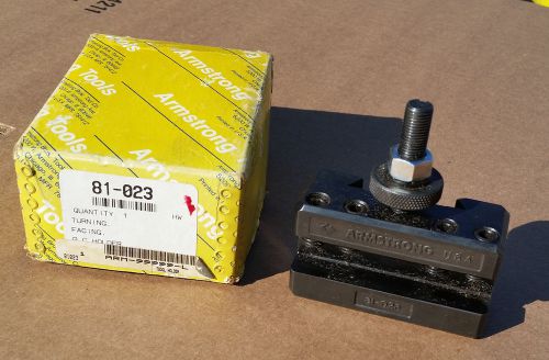 NEW Armstrong TURNING &amp; FACING TOOL HOLDER QUICK CHANGE 81-023