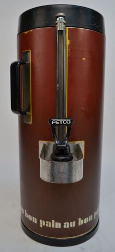 Fetco Luxus TPD-15 1.5 Gallon Thermal Hot/Cold Beverage Dispenser Cracked Top