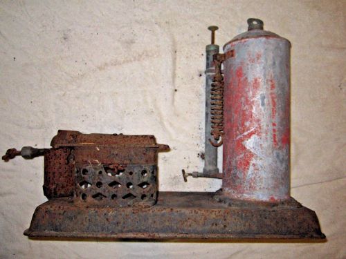 VINTAGE CARBIDE GAS LEAD SMELTING MELTING BURNER FURNACE, STEAMPUNK