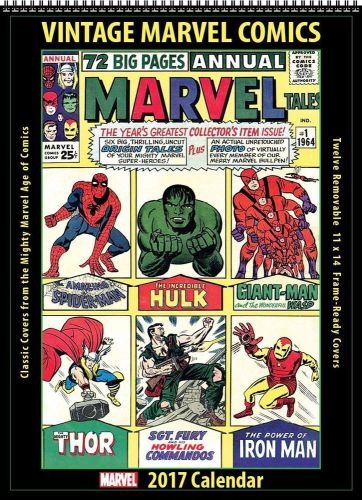 2017 Vintage Marvel Comics Wall Calendar - Asgard Press