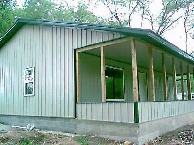 38X50 POST FRAME ( POLE BARN ) HOME HOUSE PLANS E-DELIVERY VIA PDF OR WORD FILE
