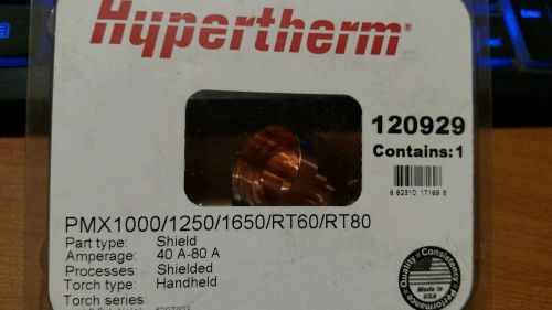Hypertherm 40A 80A Drag Shield 120929 Genuine 1000 1250 1650 RT60 RT80 Plasma
