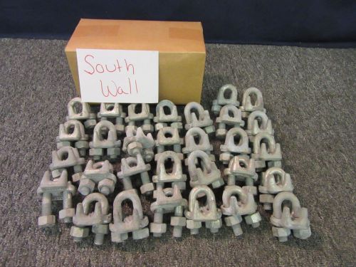 30 altco wire rope clamp 1/2&#034; military surplus u bolt saddle old stock new for sale