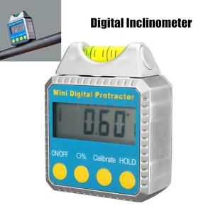 Digital Protractor Bevel Box Inclinometer Goniometer Angle Gauge Meter Measurer