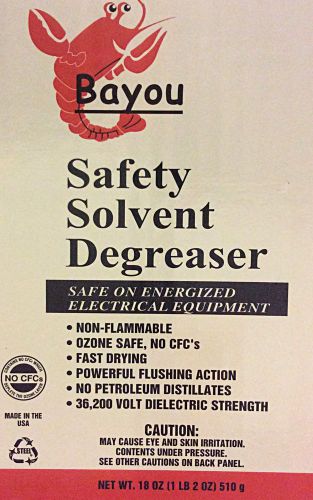 Bayou Saftey Solvent Degreaser