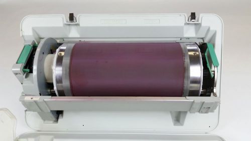Used Burgundy Risograph Riso RP Color Drum with Case