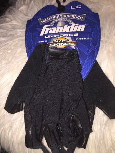 Franklin uniforce bike patrol gloves - black, l for sale