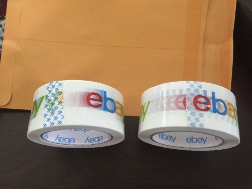 eBay Branded BOPP Packaging Shipping Tape - 2 Rolls (75 yards per roll)