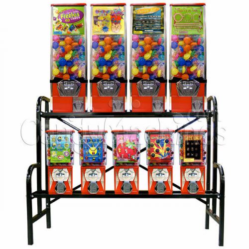 9 Unit Toy Vending Rack Combo