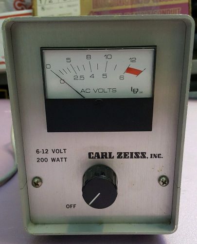 CARL ZEISS 910103 6-12 VOLT 200WATT COMPONENT POWER SUPPLY FOR MICROSCOPE