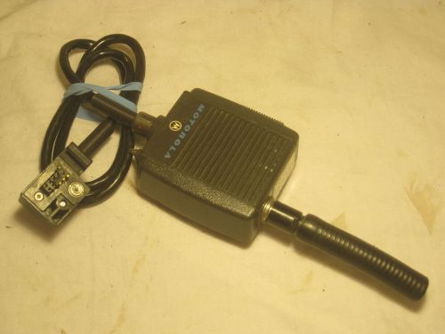 vintage Motorola NMN6072A microphone mic coil cord antenna ex police *not tested