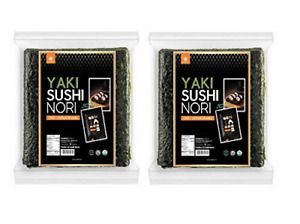 Organic Yaki sushi noriNuEats, Gold Grade, Roasted seaweed, Resealable, Product