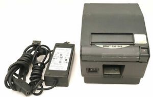Star TSP700II TSP743II Thermal Parallel POS Receipt Printer W/Power Supply TSP 7