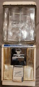 Vintage Glass Northwestern Model 60 Gumball Machine Branded Uniquely&#034;Foam-ettes&#034;
