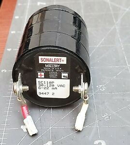 MALLORY SONALERT SC110P FAST PULSE  30-120V AC 6-22MA, Piezo, Alarm [B4B2]