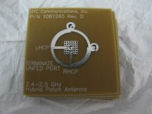 Pack of 10 - DTC Communications 2.4-2.4 GHZ Hybrid Patch Antenna 1087265 Rev D