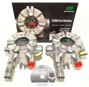 MSA General Monitors S5000 Gas Monitor, S5000-2-0-0-0-00-C11-000-0. Box of 2