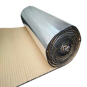 50x200cm 10mm Car Firewall Heat Shield Mat Odorless Dustproof Sound Deadener Pad