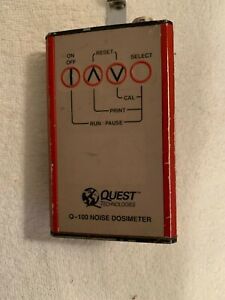 Quest Q-100 Noise Dosimeter 