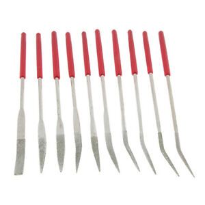 10 Pieces Assorted Diamond Mini Riffler Needle Files Woodcraft Handy Files