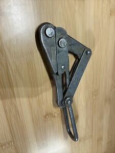 Vintage Klein &amp; Sons 1613-30 Wire Rope &amp; Cable Puller Grip Electrical Tool
