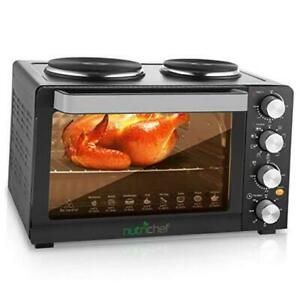 Kitchen Convection Electric Countertop Rotisserie Toaster Oven Cooker with
