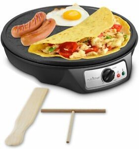 Maquina Para Hacer Tortillas De Harina Quesadillas Crepas Plancha Antiadherente
