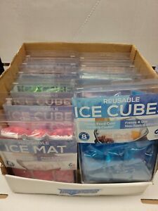 Icy-Cools  assorted colors Reusable Ice Cubes - 2&#034;L x 2&#034;W 540 Per Case