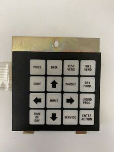 USED National Vendors Snack Vending Machine 147/148 Service Keypad