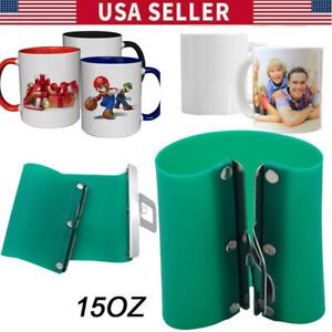 US Stock Sublimation Silicone Mug Wraps 15OZ Mug 3D Rubber Mug Clamp Newest