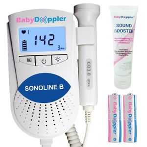 @#FDA Sonoline B Fetal Doppler Baby Doppler 3MHz Probe, Baby Heart Monitor, GeL@