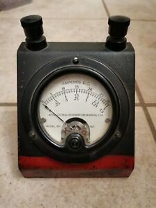 Vintage 1920 Weston Electrical DC Ammeter Gauge RARE 30A 3A 1.5A