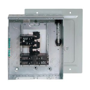 Panel Indoor Main Breaker 100 Amp 10-Space 20-Circuit Renovation Loadcenter