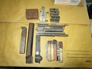 Tool Holder one trw two Unbranded Machinist Lathe Turning Cutters&amp;misc
