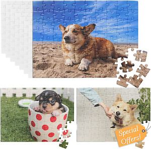 Sublimation Puzzle Blanks 10 Sets Sublimation Blanks Jigsaw Puzzles A5 Heat Pres