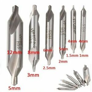 Center Drill Bit HSS High Speed Steel Lathe Tool Mill Tackle Practical
